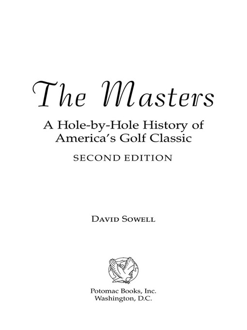 Cover image for The Masters